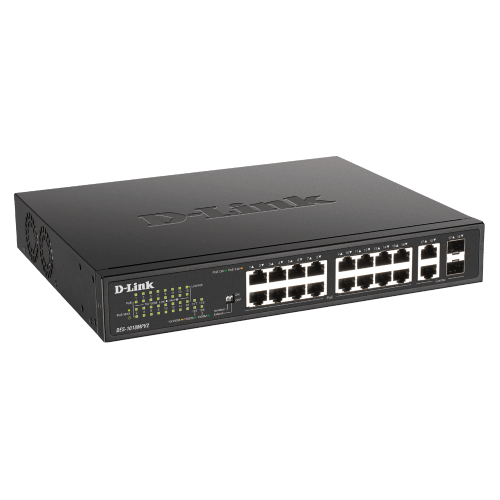 18-Port 10/100BASE-TX PoE Unmanaged Switch