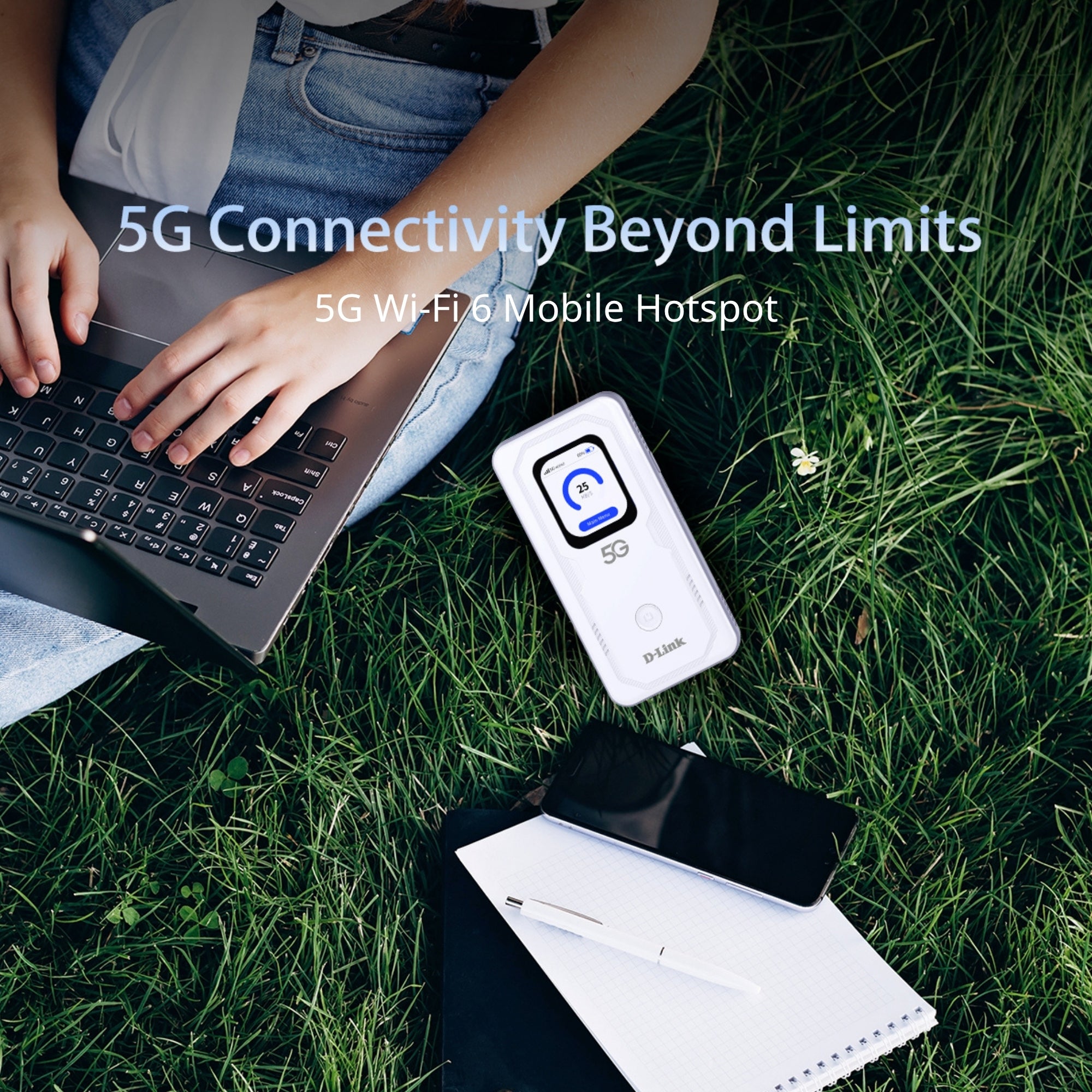 5G Wi-Fi 6 AX900 Mobile Wi-Fi Hotspot eSIM/Nano SIM