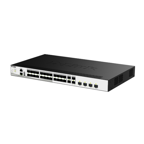 32-Port 10G Layer 3 Stackable Aggregation Managed Fiber Switch