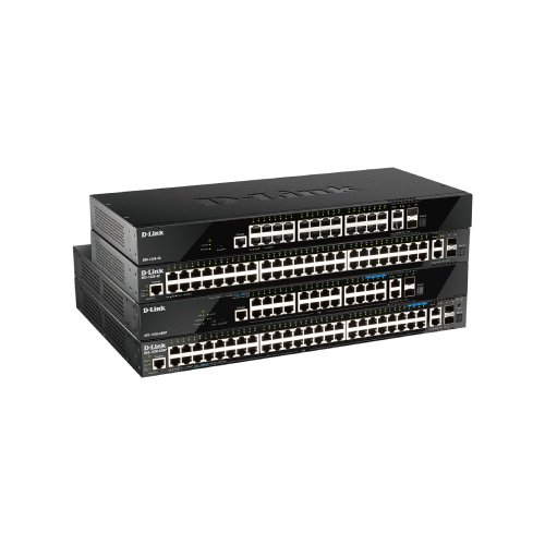 28-port Gigabit Layer 3 Stackable Smart Managed Switch with 4-port 10G Uplinks