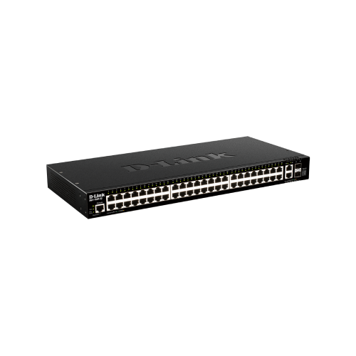 52-port Gigabit Layer 3 Stackable Smart Managed Switch with 4-port 10G Uplinks