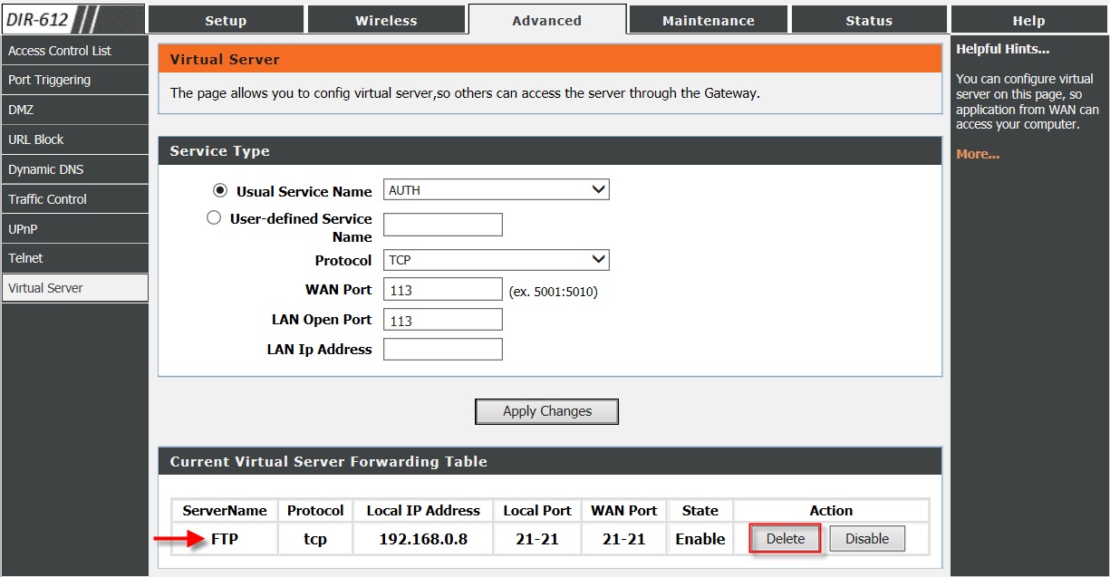 what is my ip address for port forwarding