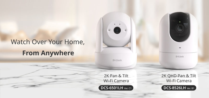 D-Link Unveils Two Advanced 2K Pan & Tilt Wi-Fi Cameras Redefining Home Security with Precision and Innovation