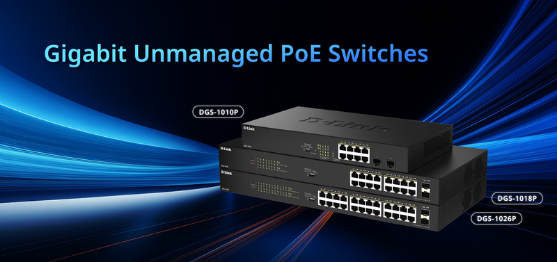 D-Link Introduces Versatile Gigabit PoE Switches