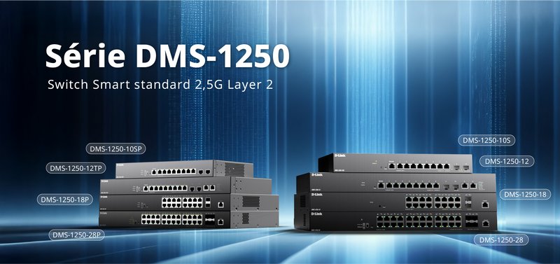 D-Link Unveils New DMS-1250 Series Smart Switches High-Performance 10G Uplink for Growing Business Network