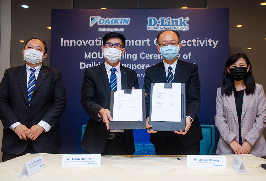 D-Link International Pte Ltd (Singapore) signs MoU with Daikin Singapore on Smart Connectivity Solutions