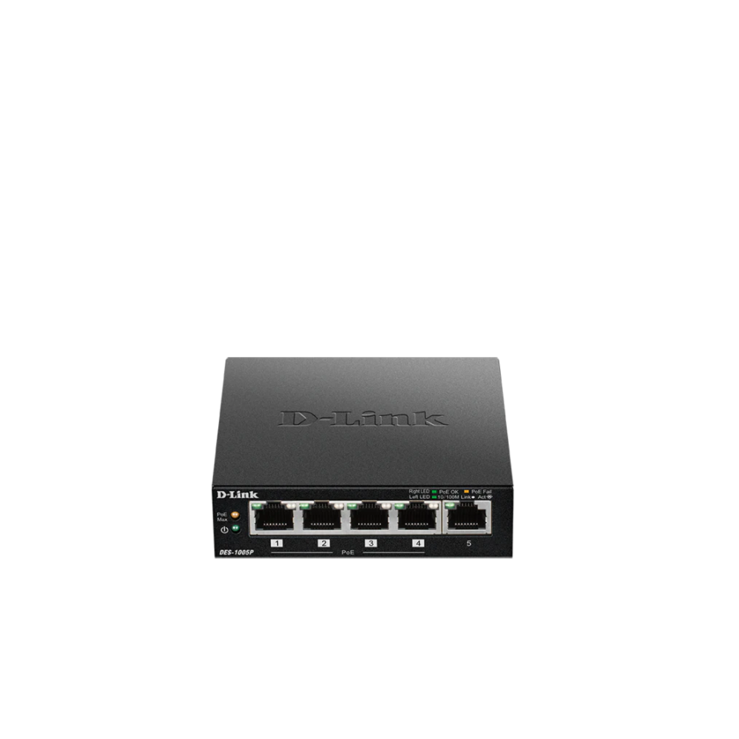 5-Port Fast Ethernet PoE Unmanaged Desktop Switch