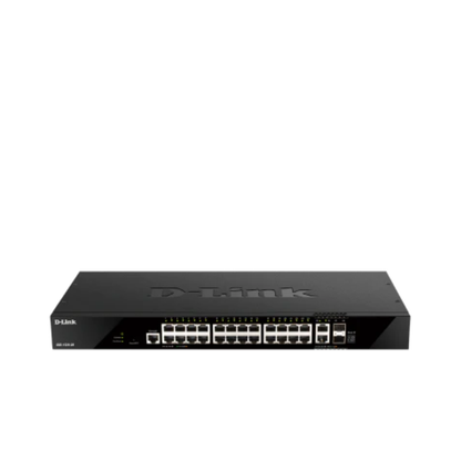 28-port Gigabit Layer 3 Stackable Smart Managed Switch with 4-port 10G Uplinks