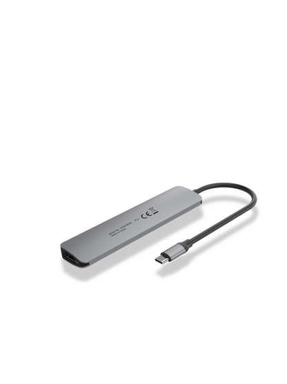 D-Link DUB-M650 6 in 1 USB C PD Multi Hub with 4K HDMI, 100W Power Delivery, USB 3.0, 3.5mm Audio | Plug & Play