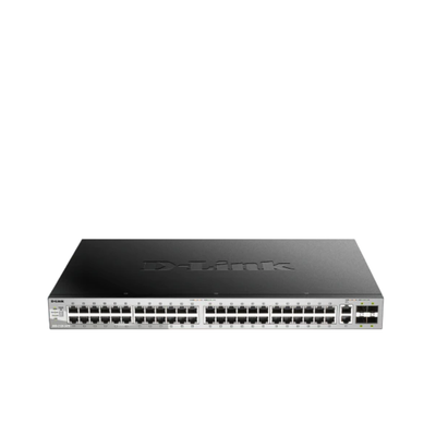 54-port Gigabit Layer 3 Stackable Managed Switch with 6-port 10G Uplinks