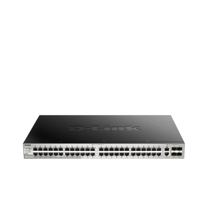 54-port Gigabit Layer 3 Stackable Managed Switch with 6-port 10G Uplinks