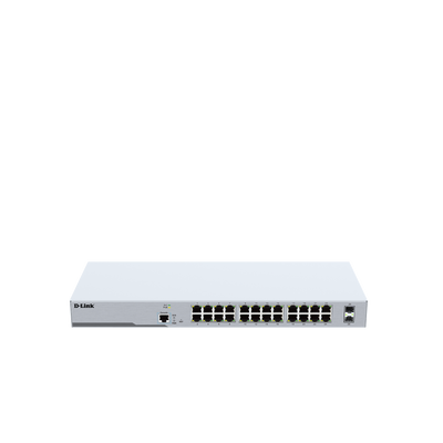 26-Port Layer 2 Gigabit Cloud Managed PoE Switch