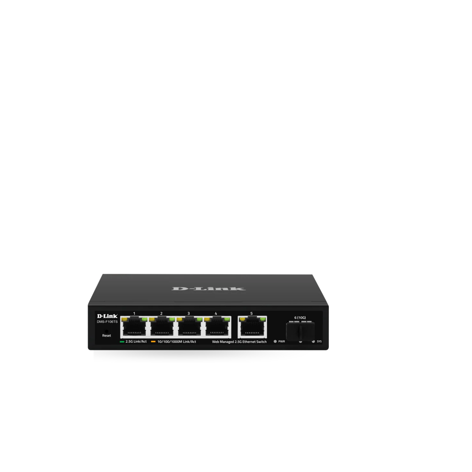 5-port 2.5G with 1-Port SFP+ Web Management Desktop Switch