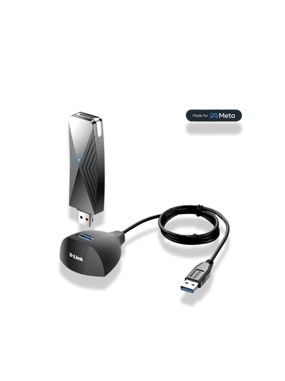 Oculus Quest 2 VR Wireless Air Bridge - Wireless Connection Between Oculus Meta Quest 2 and Gaming PC VR for 360° Movement (DWA-F18)