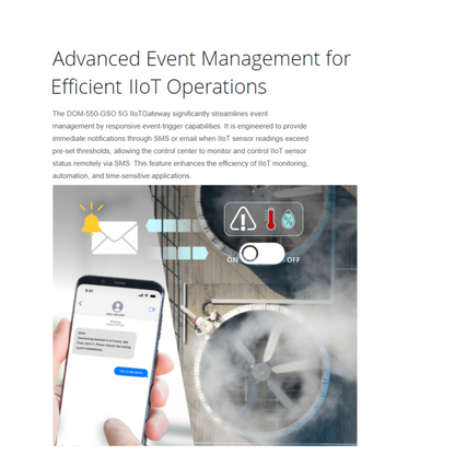 5G IIoT Gateway | DOM-550-GSO