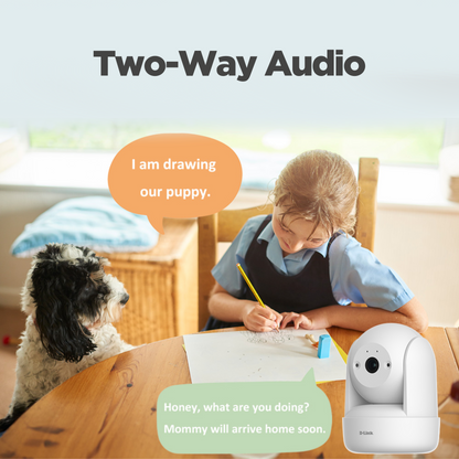 2K Pan & Tilt Wi-Fi Camera