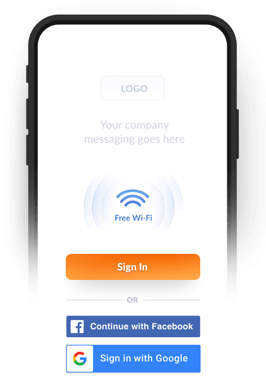 Get your guests online through a captive portal