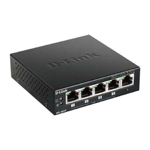 5-Port Fast Ethernet PoE Unmanaged Desktop Switch
