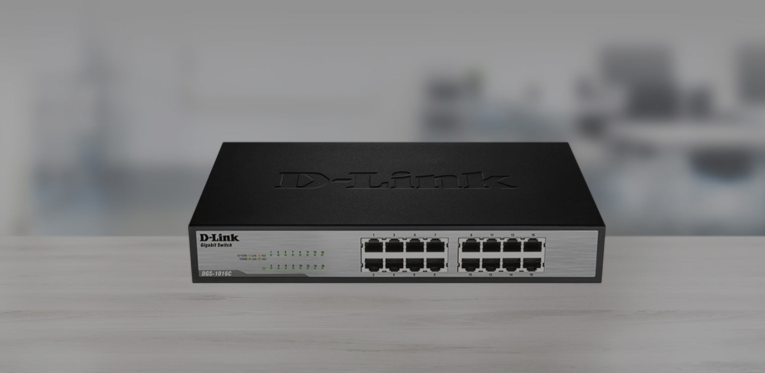 D-Link DGS-1016C | 16-Port Gigabit Unmanaged Switch – D-Link