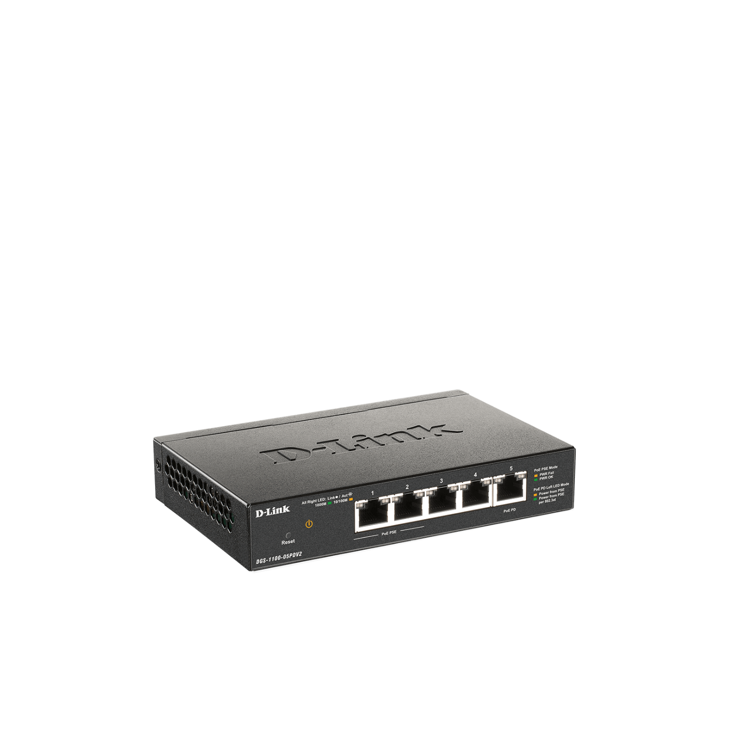 5-port Gigabit Smart Managed PoE Switch and PoE Extender Fanless Layer 2