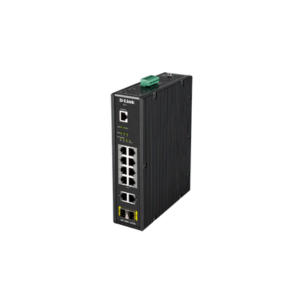 12-Port Gigabit Smart Managed Industrial PoE Switch-Wide Temp-240W PoE Budget
