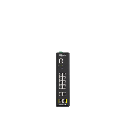 12-Port Gigabit Smart Managed Industrial Switch-Wide Temp