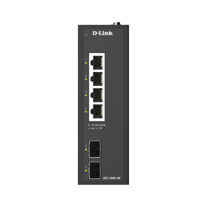 Industrial 4-Port 1G + 2-Port 1G SFP Unmanaged Switch