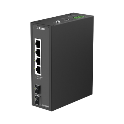 Industrial 4-Port 1G + 2-Port 1G SFP Unmanaged Switch