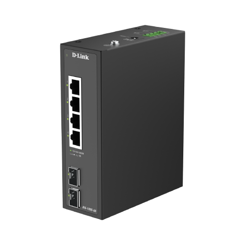 Industrial 4-Port 1G + 2-Port 1G SFP Unmanaged Switch