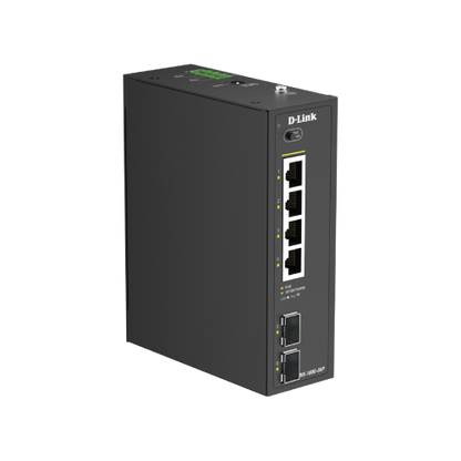 Industrial 4-Port 1G PoE+ + 2-Port 1G SFP Unmanaged PoE Switch