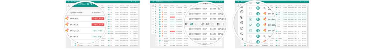 Versatile network management options.
