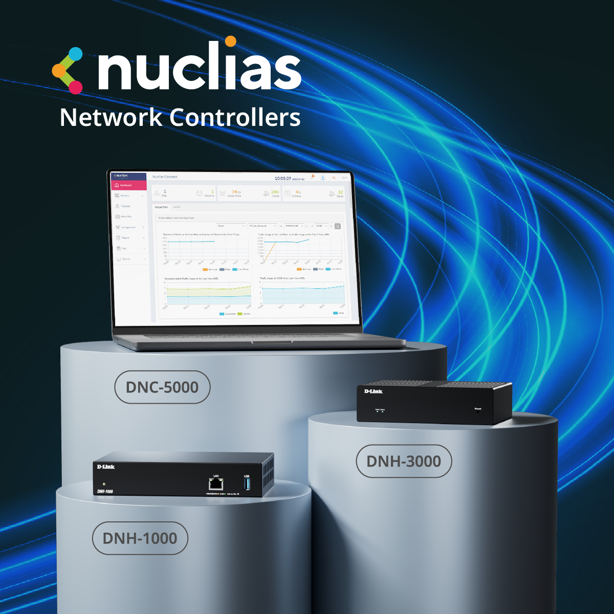 Nuclias Network Controller up to 500 devices