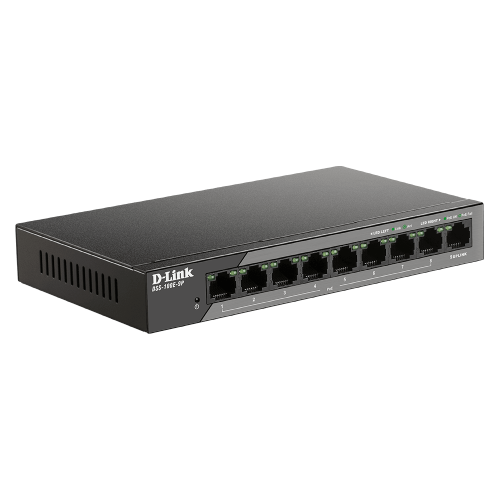 9-Port 10/100 PoE Unmanaged Surveillance Switch