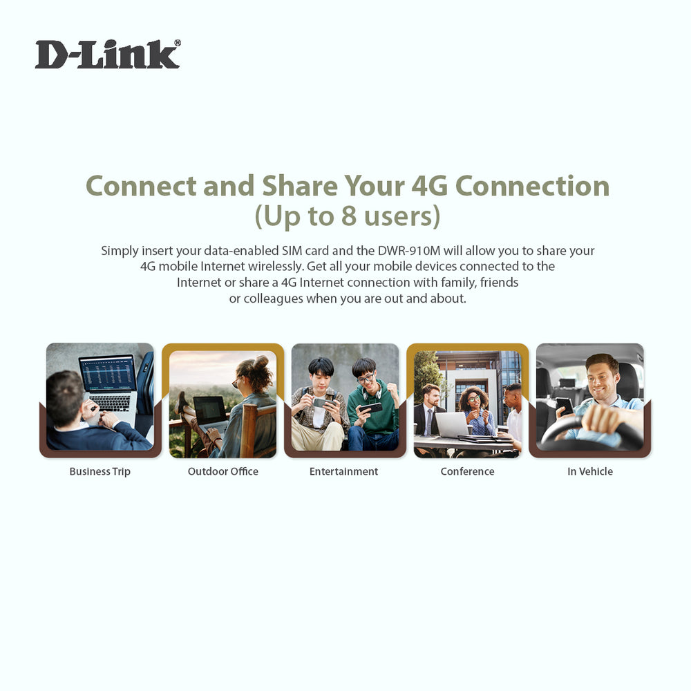 D-Link DWR-910M | 4G LTE Wi-Fi Modem/Router – D-Link International Pte Ltd