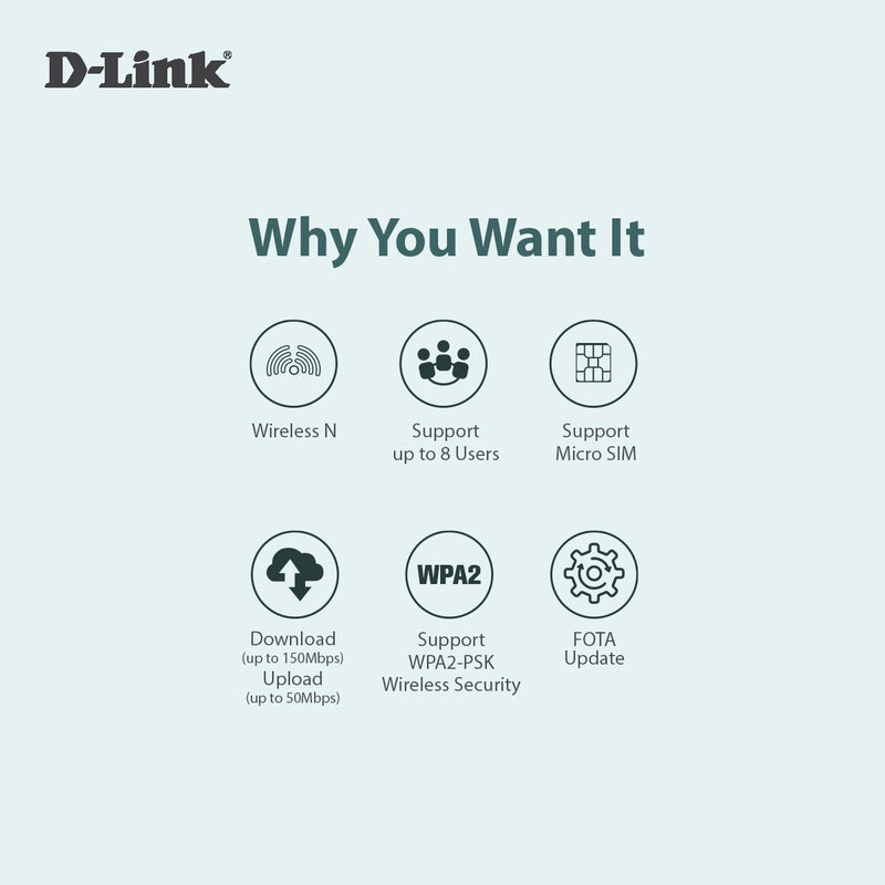 D-Link DWR-910M | 4G LTE Wi-Fi Modem/Router – D-Link International Pte Ltd