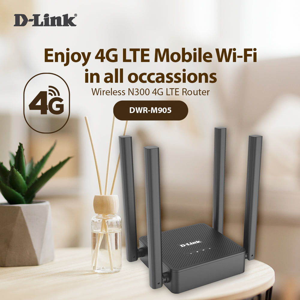 D-Link DWR-M905 | 4G LTE N300 Mobile Router with LAN & WAN – D-Link ...