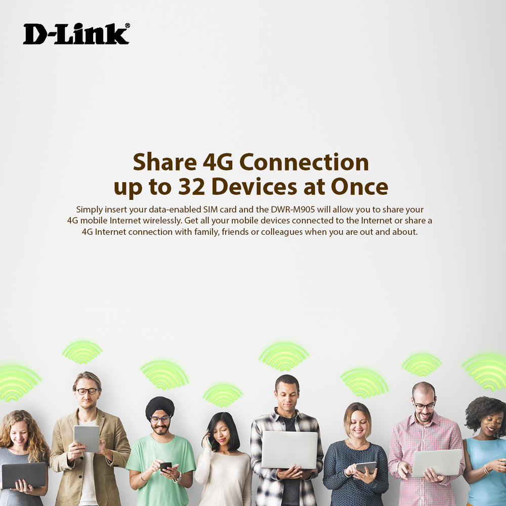 D-Link DWR-M905 | 4G LTE N300 Mobile Router with LAN & WAN – D-Link ...