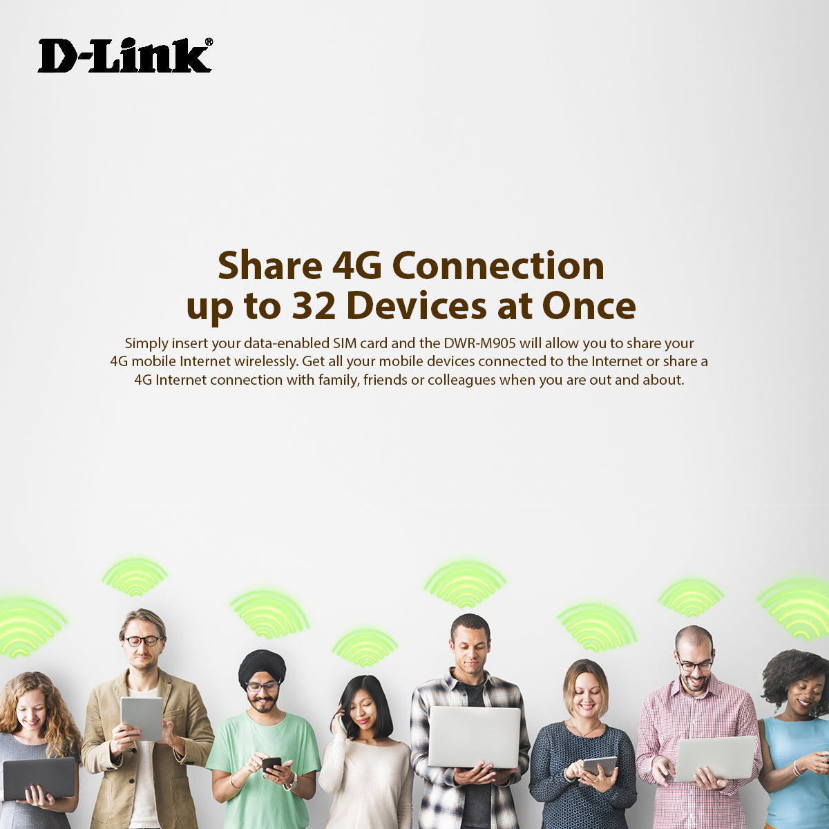 4G LTE N300 Mobile Router with LAN & WAN