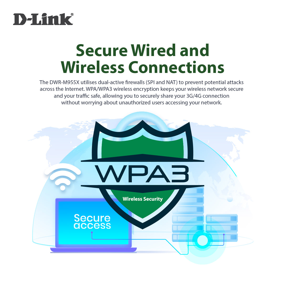 4G LTE AX1500 Gigabit Mobile Router with LAN & WAN