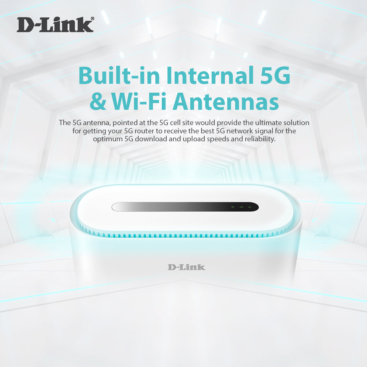 5G Wi-Fi 6 AX1800 Gigabit Mobile Router with LAN & WAN