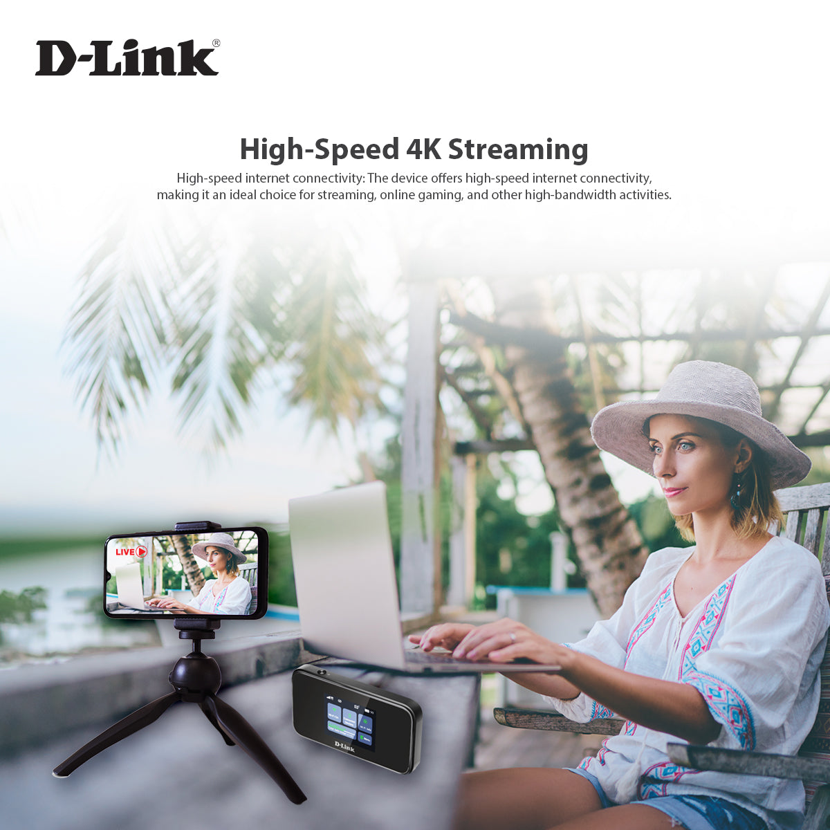 5G Wi-Fi 6 AX1800 Mobile Wi-Fi Hotspot