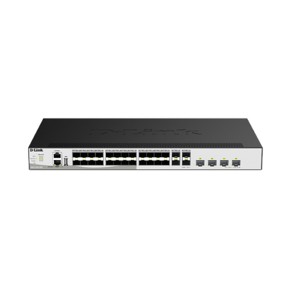 32-Port 10G Layer 3 Stackable Aggregation Managed Fiber Switch