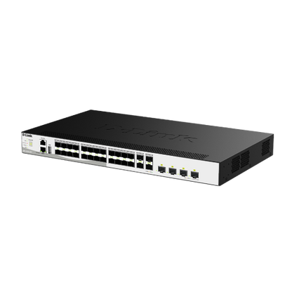 32-Port 10G Layer 3 Stackable Aggregation Managed Fiber Switch