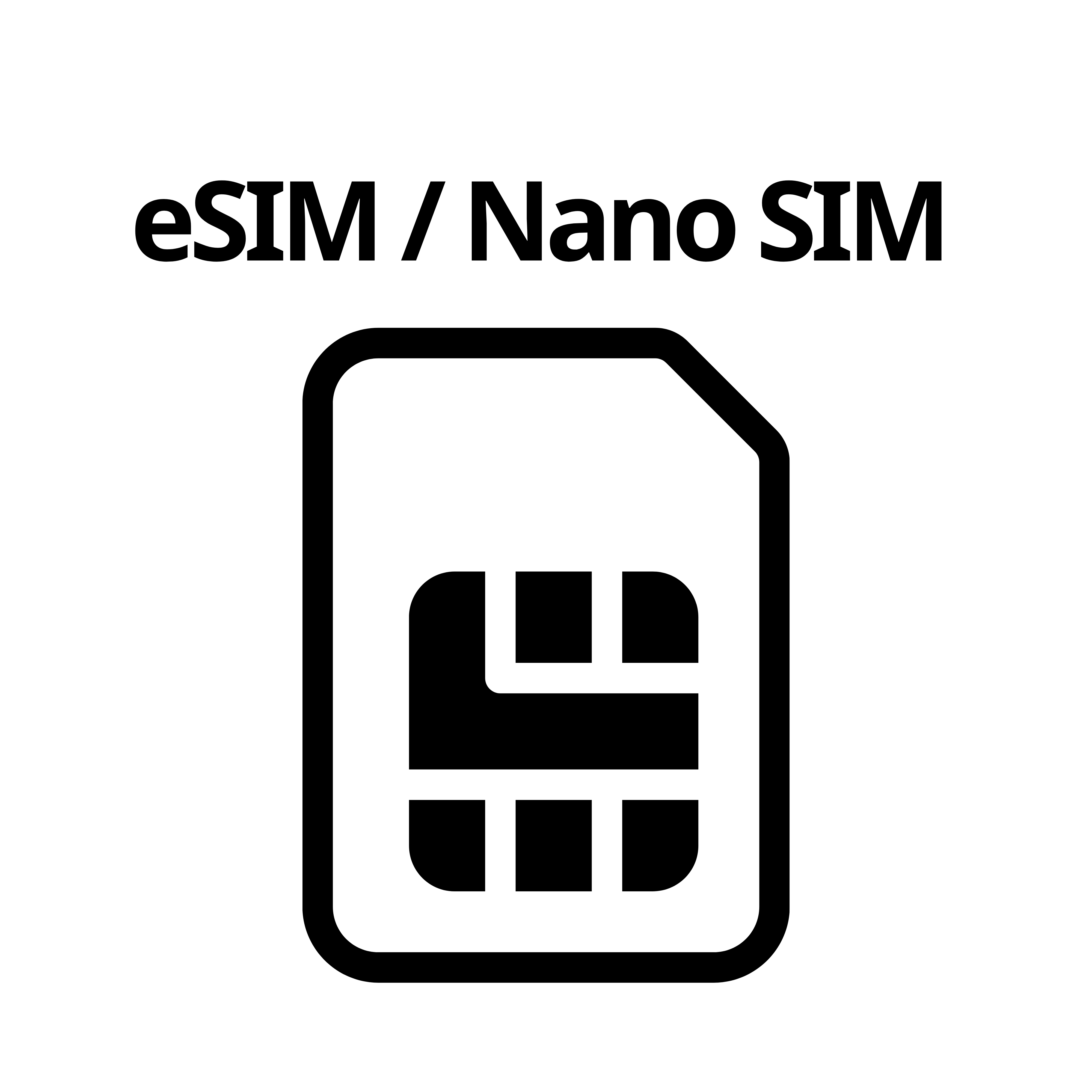 eSIM/Nano SIM
