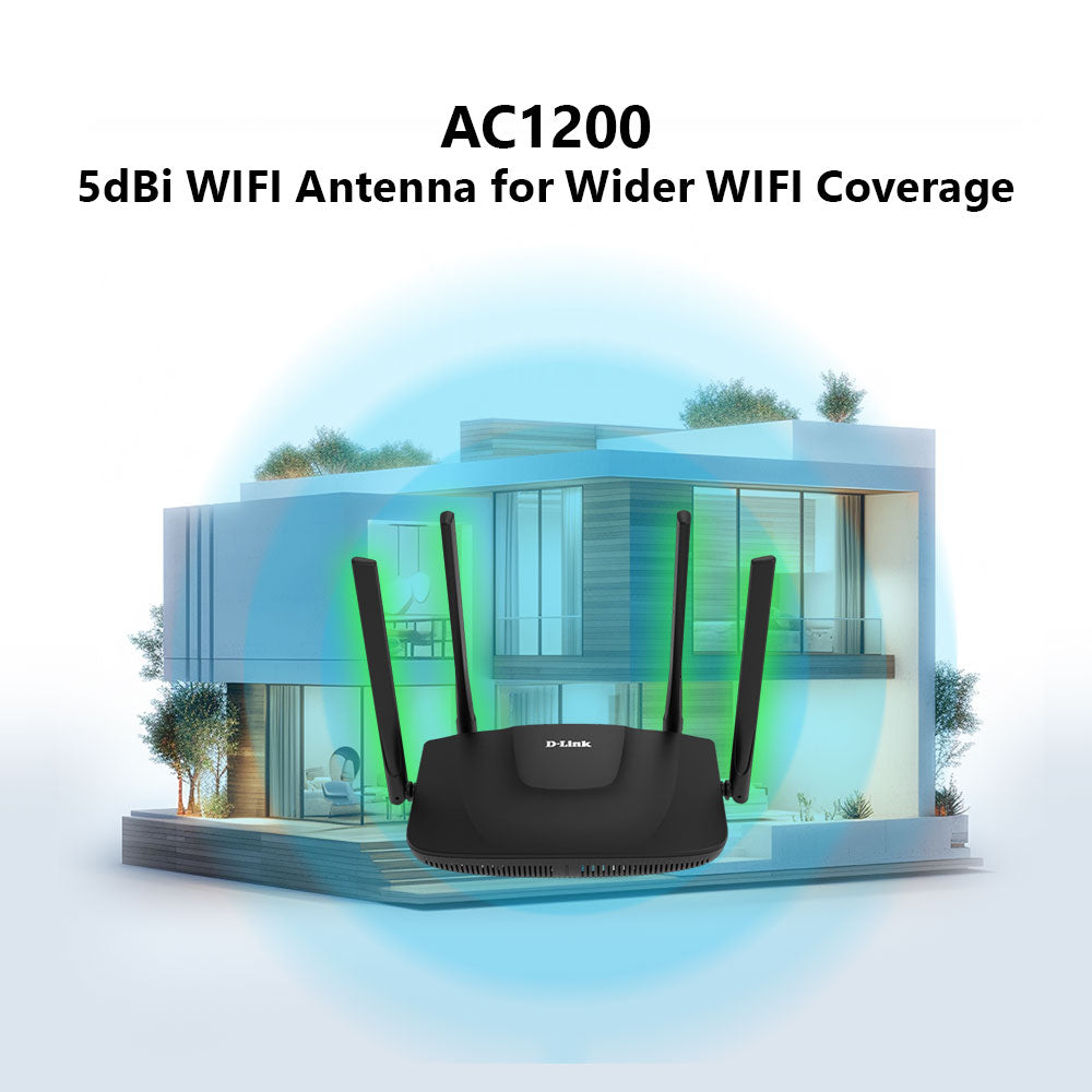 AC1200 Dual Band Gigabit 5-in-1 Wireless Router