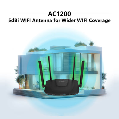 AC1200 Dual Band Gigabit 5-in-1 Wireless Router