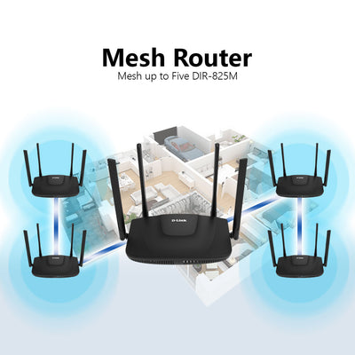 AC1200 Dual Band Gigabit 5-in-1 Wireless Router