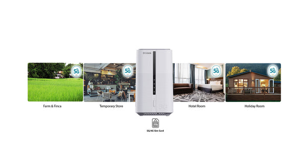 D-Link DWR-BE7200G | 5G Wi-Fi 7 BE7200 Multi-Gigabit VoLTE/VoNR/Vo5G ...