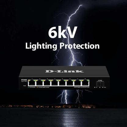 8-port 2.5G with 1-Port SFP+ Web Management Desktop Switch