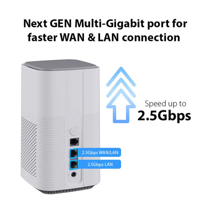 5G Wi-Fi 7 BE7200 Multi-Gigabit VoLTE/VoNR/Vo5G Mobile Router